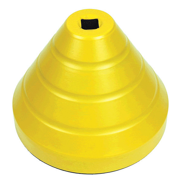 Rubberform Sign Base Cover, Rbber/Plstic, Yellow 7443