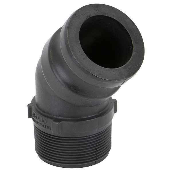 Banjo 2 45 Male Adapter - 2 Male Thread Wt 200F45