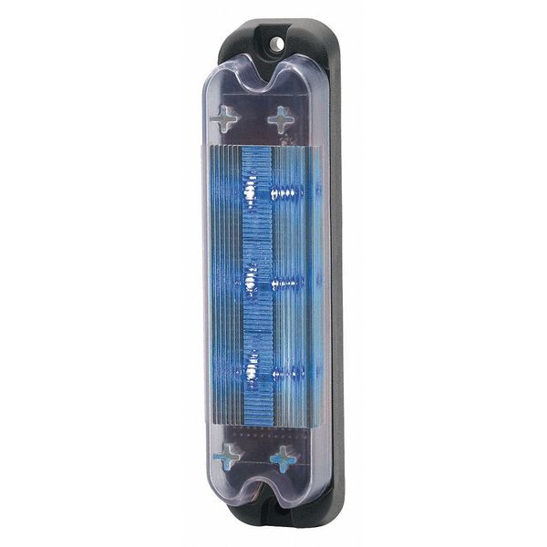 J.W. Speaker LED Strobe Light, Blue, 12/48V 0645761