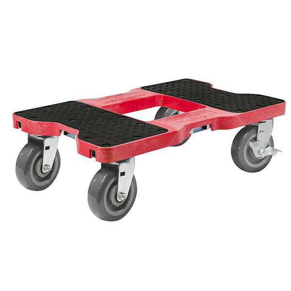 Snap-Loc Super-Duty Dolly, Red, 1800 Lb SL1800D6R