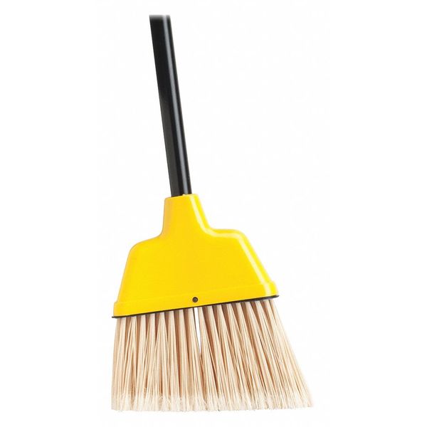 Genuine Joe Genuine Joe Angle Broom, Yellow, 47" L Handle GJO58562