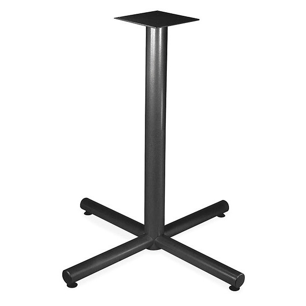 Lorell X-Shaped Base Lorell Hospitality Table Bistro-Height X-leg Table Base, 36 W, 36 L, 40.75 H, Black LLR34420