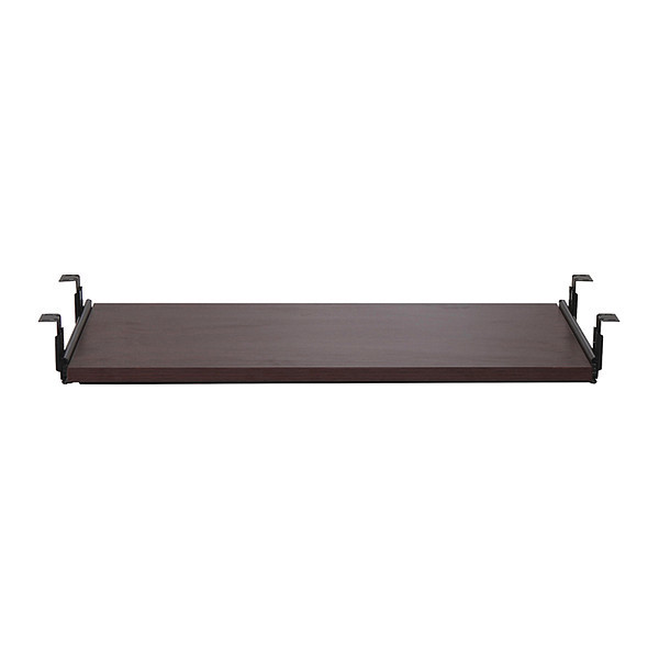 Lorell Lorell Mahogany Laminate Keyboard Tray LLR87523