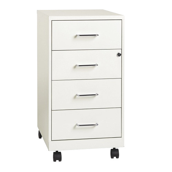 Lorell Mobile Strg Cabinet, 4 Drawers, 26-1/2"H LLR19537