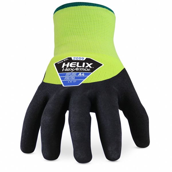 Hexarmor Knit Gloves, General Purpose, XS, PR 2059-XS (6)