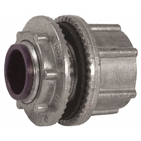 Raco Hub, 1-1/2" Conduit, 1-33/64" L, Zinc 1703