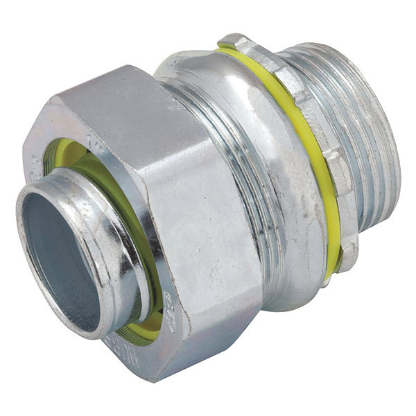 Raco Liquidtight Connector, 3-1/2", Steel 3414