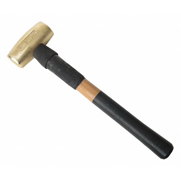 American Hammer Non Sparking Hammer, Brass, 5 lb. AM5BRXWG
