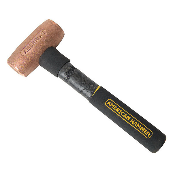 American Hammer Non-Spark Hammer, Copper, 3.5 lb., 16" AM3.5CUXFG