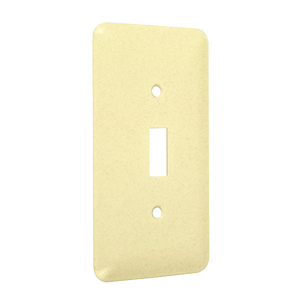 Taymac Toggle Princess Wall Plates, Number of Gangs: 1 Metal, Textured Finish, Ivory WRTI-T