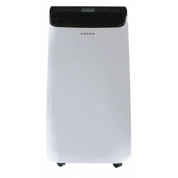 Amana Portable AC w/Remote, White/Blk, 12,000BT AMAP121AB