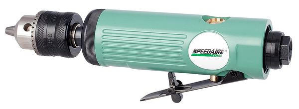 Speedaire Air Drill, Key, 3/8 In, 22,000 RPM, 16 CFM 21AA78