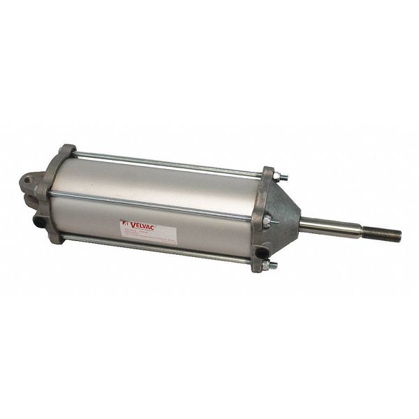Velvac Air Cylinder, 3 1/2 in Bore, 8 17/25 in Stroke, Double Acting 100137