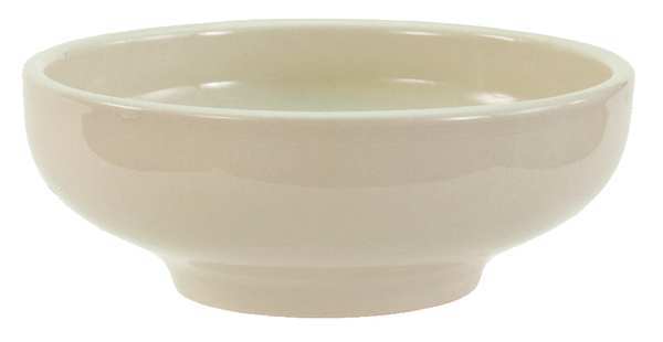 Crestware Footed Nappie Bowl, 16 oz., Ceramic Bone White PK12 CM35
