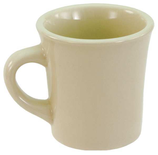 Crestware Bone White Dover Narrow Rim Mug 9-1/2 oz., Pk36 CM41V