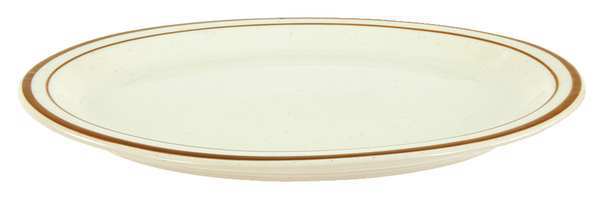 Crestware Platter, 13-1/2 x 10-5/8 In., Brown, PK12 SC53