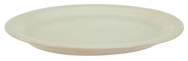 Crestware Platter, 9-3/8 x 8 In., Bone White, PK24 CM51