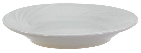 Crestware Plate, 9", Ceramic Bone White PK24 RE44