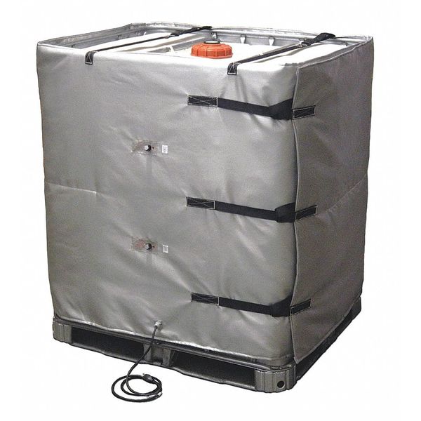 Briskheat IBC Heater, 240VAC, 2880W, 36" Height, 160"-192" Tank Perimeter, 34lbs TOTE362-ADJ