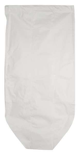 R&B Wire Products Drawstring Antimicrobial Nylon Hamper Bag White 641W
