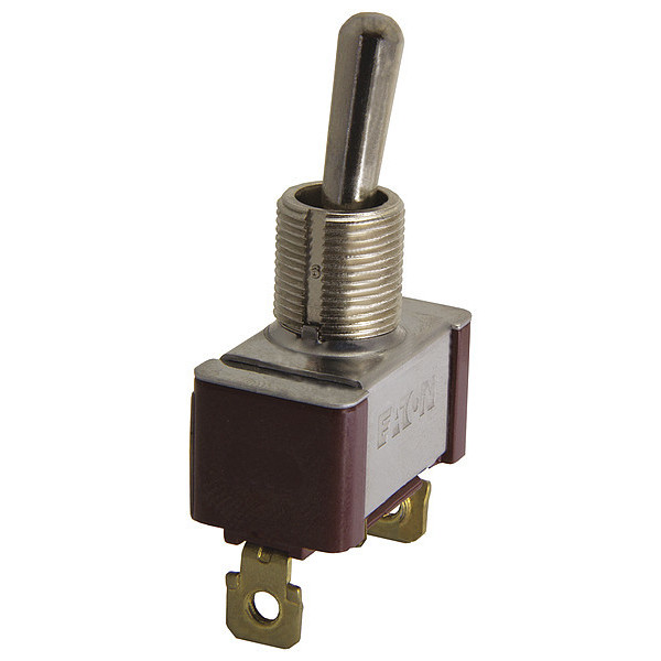 Eaton Toggle Switch, SPST, 2 Connections, On/Off, 3/4 hp, 10A @ 250V AC, 20A @ 125V AC 7546K36