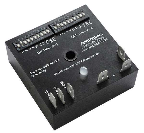 Airotronics Encapsulated Timer Relay, 10A, Relay, LED TGKAD71023/1023EE1HS