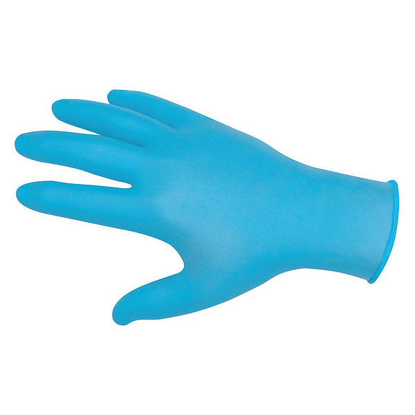 Mcr Safety ChemTech 7010, Tri-Polymer Disposable Gloves, 4 mil Palm Thickness, Nitrile/Vinyl, Powder-Free, L 7010L