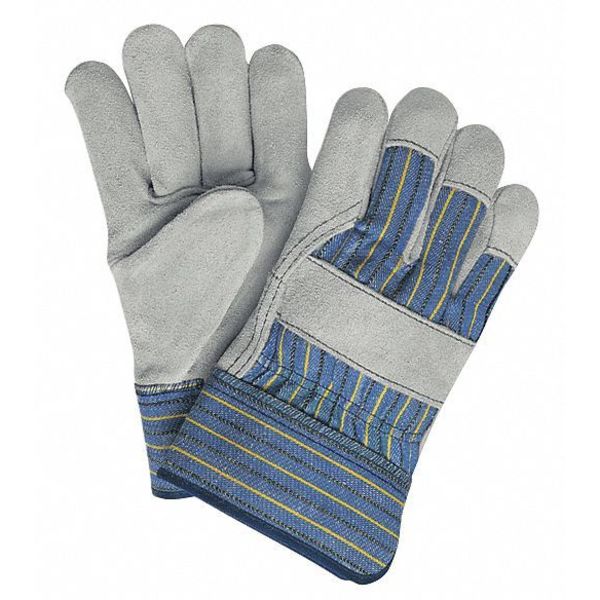 Mcr Safety Leather Palm Gloves, Cowhide, 3XL, PK12 1400XXXL