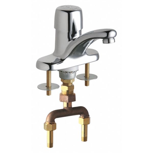 Chicago Faucet Single Supply Metering Sink Faucet 3400-TABCP