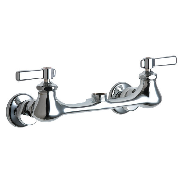 Chicago Faucet Manual 7-1/4" - 8-3/4" Mount, Service Sink Faucet, Chrome plated 540-LDLESXKAB