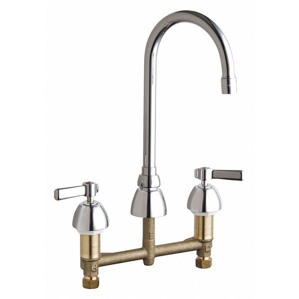 Chicago Faucet Manual 8" Mount, Bathroom Faucet, Chrome plated 786-E3-369XKABCP