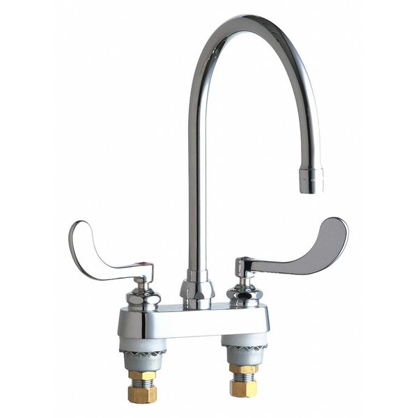 Chicago Faucet Manual 4" Mount, Bathroom Faucet, Chrome plated 895-317GN8AE29VAB