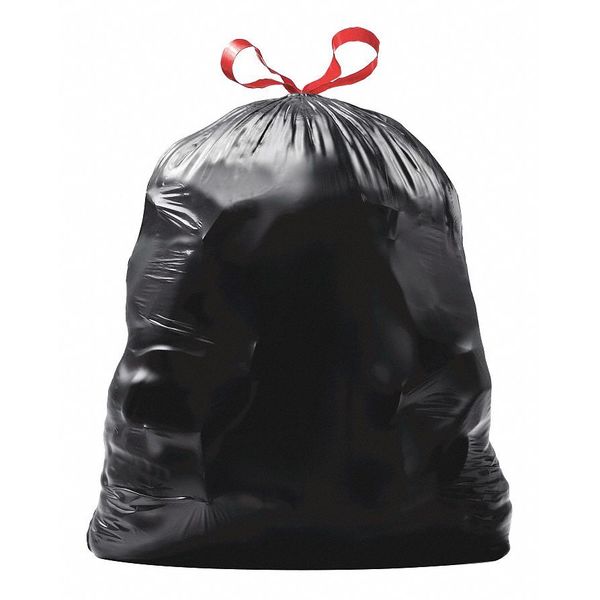 Glad 30 gal Trash Bags, 30 in x 33 in, Extra Heavy-Duty, 1.05 mil, Black, 90 PK 78952