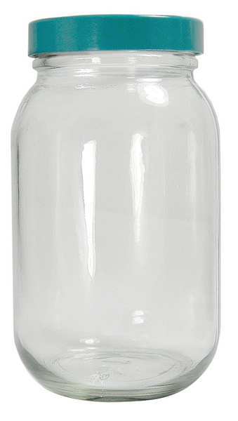 Qorpak Bottle, Wide, 32 Oz, Standard, Glass, PK12 GLC-01831