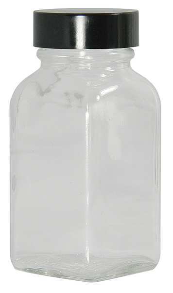 Qorpak Bottle, Sfty Ctd, 2 Oz, Glass, Tablet, PK144 GLC-01305