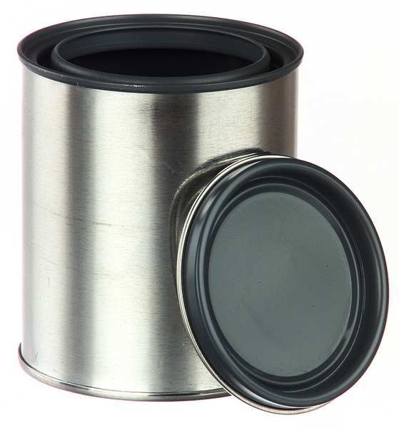 Qorpak Metal Can, 1 qt., Round, PK56 MET-03095