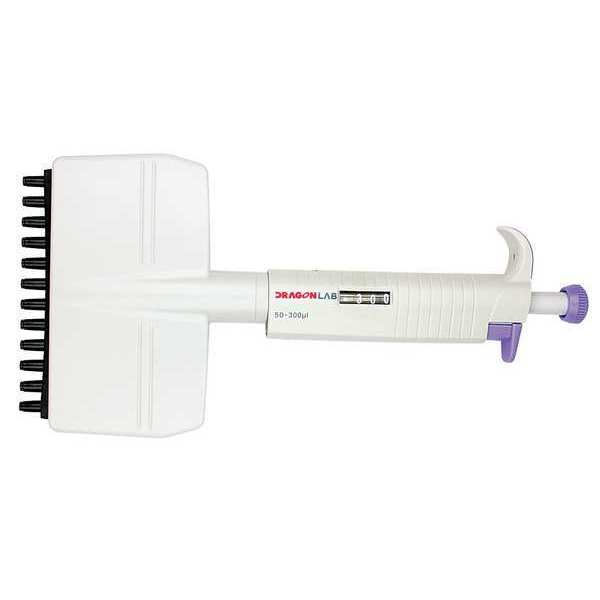 Dlab Micropipette Plus, 12, Chan 5-50Micron 21R847