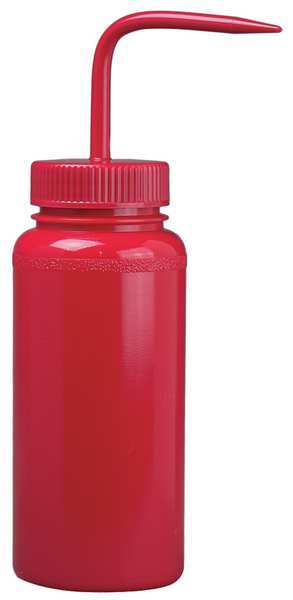Sp Scienceware Wash Bottle, Std Spout, 16 oz., Red, PK6 F11651-0016
