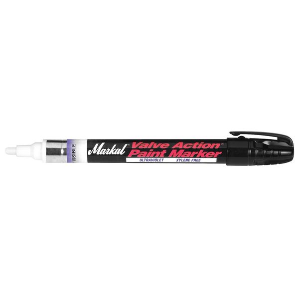 Markal Paint Marker, Medium Tip, Invisible UV Color Family, Paint 97054