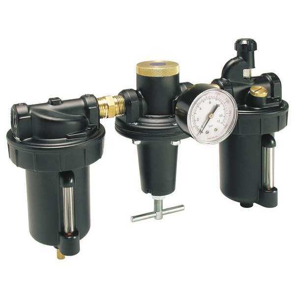 Parker Filter/Regulator/Lubricator, 1 In. NPT C628-08FRLWGCWR