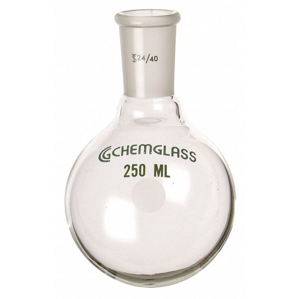 Chemglass Round Bottom Flask, 500mL CG-1506-21