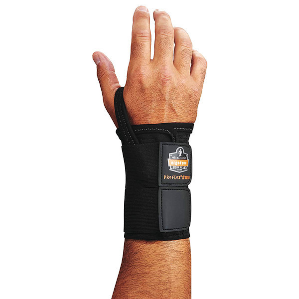 Proflex By Ergodyne Wrist Support, Left, M, Black 4010
