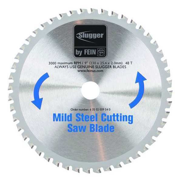 Fein Circular Saw Blades, Mild Steel, 9 in 63502009540