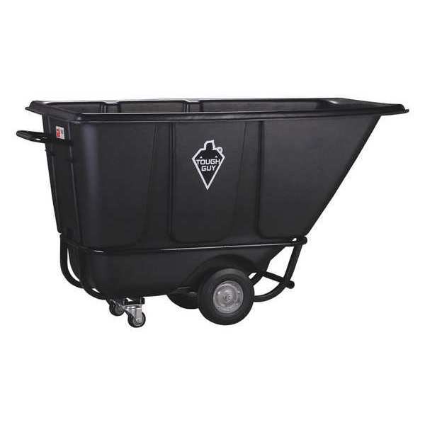 Tough Guy Tilt Truck, Std, 1/2 cu yd, 850 lb., Black 21VK47