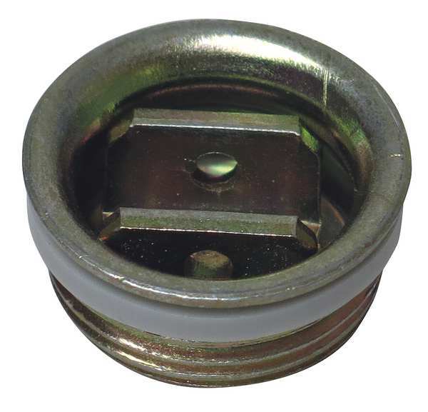Zoro Select Drum Plug, Round Head, 3/4 In., Steel, PK10 GTS10ZP