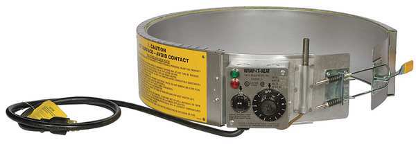 Zoro Select Drum Heater, Electric, 30 gal., 120V TRX30H115