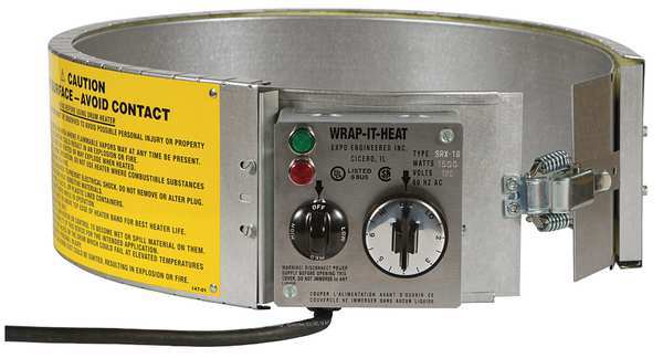 Zoro Select Drum Heater, Electric, 16 gal., 120V SRX16-115