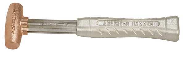 American Hammer Sledge Hammer, 1 lb., 12 In, Aluminum AM1CUAG