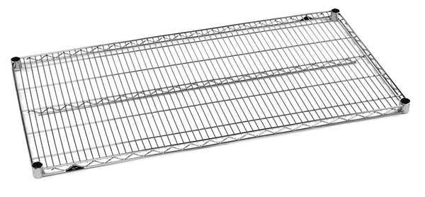 Metro Wire Shelf, 24"D x 48"W, Silver 2448NS