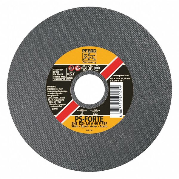 Pferd 3" x .045" Die Grinder Cut-Off Wheel, 1/4" A.H. - SG STEELOX - Type 1 69305